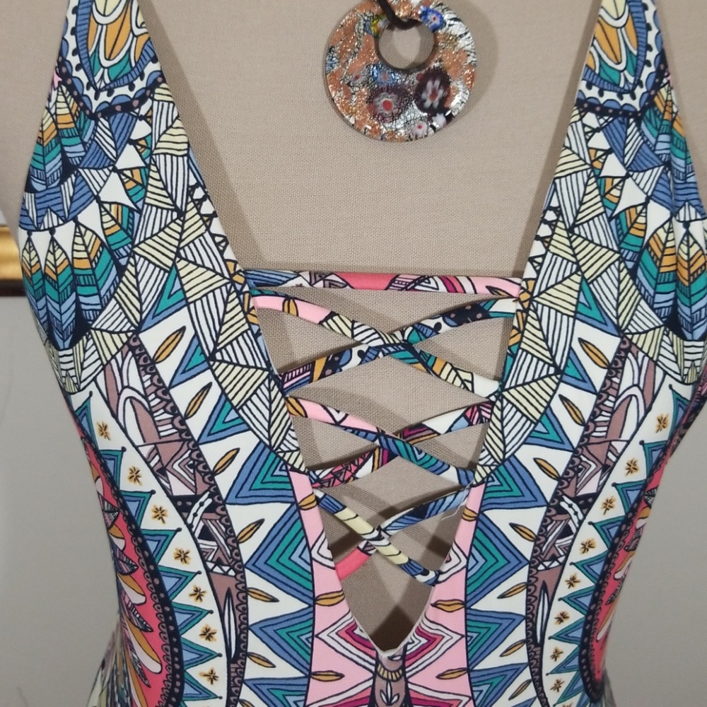 Billabong Boho Dreamer One Piece strappy bathing size S. 💋 - Picture 7 of 13